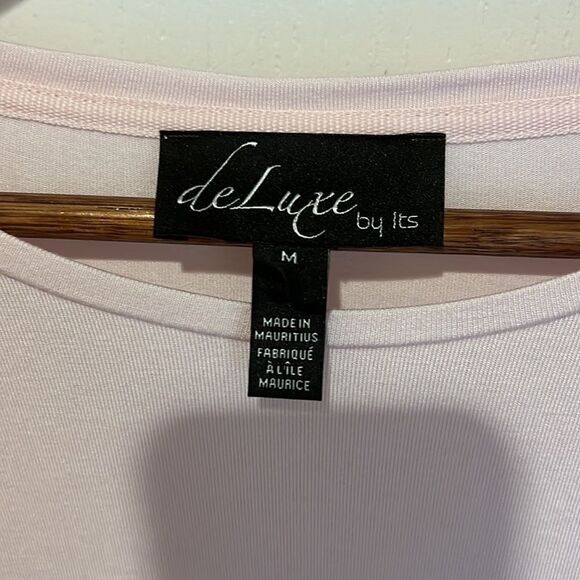 New DeLuxe by Its Long Top Pink with Ruching - Picture 2 of 6